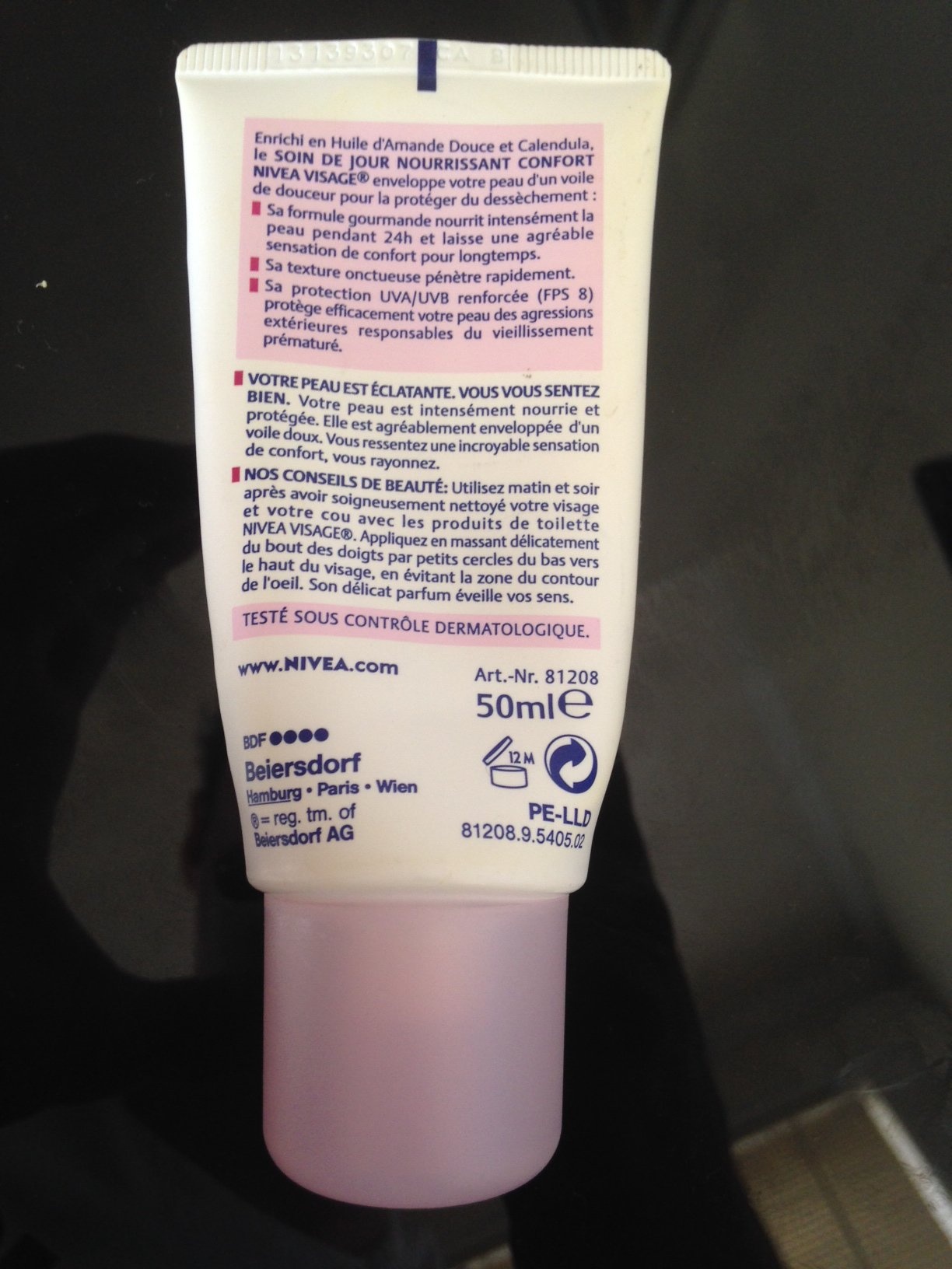 mode d'emploi soin nourrissant nivea.JPG