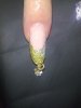 mon petit doigt gauche avec piercing paillettes argentees et dorees du 06072009 (2).jpg