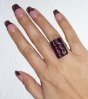 Bague et ongles noir rubis argent paillette.jpg