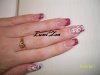 1main paillettes rose et fleur blanche resine.jpg