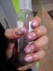 Pose rose et fleurs blanches 29.03.jpg