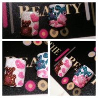 ourson  coeurs et ourson oursonne.JPG