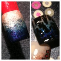 nail art vernis shatter bleu dégradé (1).JPG