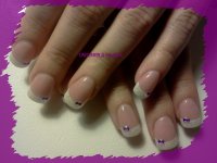 french blanche paillettes petits noeuds violets.jpg