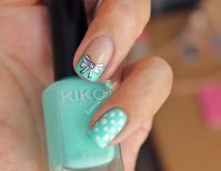 117 - Nail Art Noeud et pois.JPG