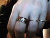 BAGUE EN GEL NAIL ART PEN NOIR RUBAN PAILLETTES ROSES RUBAN ORANGE (2).jpg